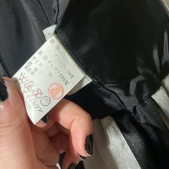 Impeccable CDG asymmetrical gingham bubble blazer - Picture 11 of 11